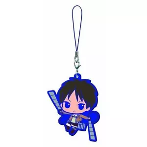 Attack on Titan Eren Yeager Rubber Strap Bandai Smartphone Charm - Picture 1 of 1