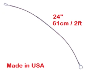 Multi-Purpose Universal 24" (2ft) Tin-Plated Copper Ground/Bonding Strap Cable - Bild 1 von 2