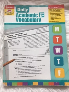 Evan-Moor EMC 2762: Daily Academic Vocabulary Grade 6+ - Picture 1 of 4
