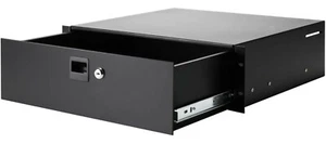 3HE Adam Hall 87403 Rackschublade VOLLAUSZUG abschliessbar Rack-Drawer Schublade - Picture 1 of 8