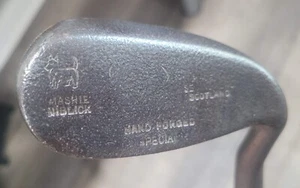 Antique Vintage Dunc. Macpherson Anti Shank Terrier Hickory Wood Shaft Golf Club - Picture 1 of 13