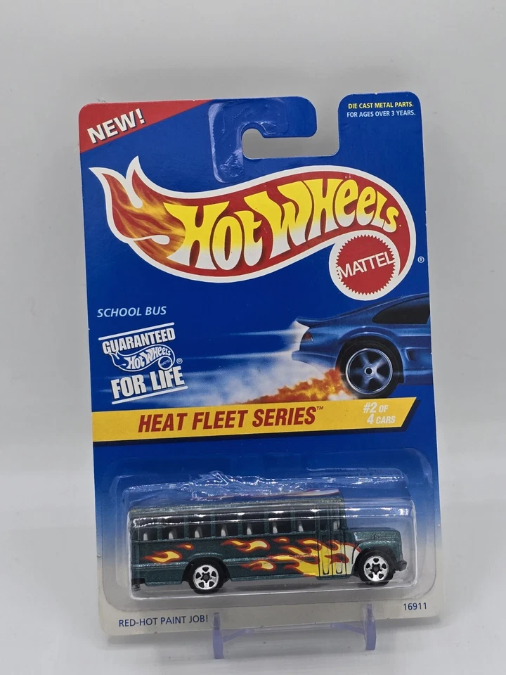 Hot Wheels - Serie Heat Fleet - ¡Trabajo de pintura al rojo vivo! #2 de 4 - Autobús Foto 1 de 4