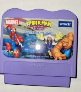 Vtech V.Smile Marvel SpiderMan & Friends: Doc Ock's Challenge Cartridge 2005 - Picture 1 of 2