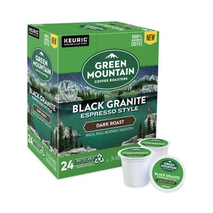 Green Mountain schwarz Granit Espresso Stil K-Tassen, 24/Box - Bild 1 von 1