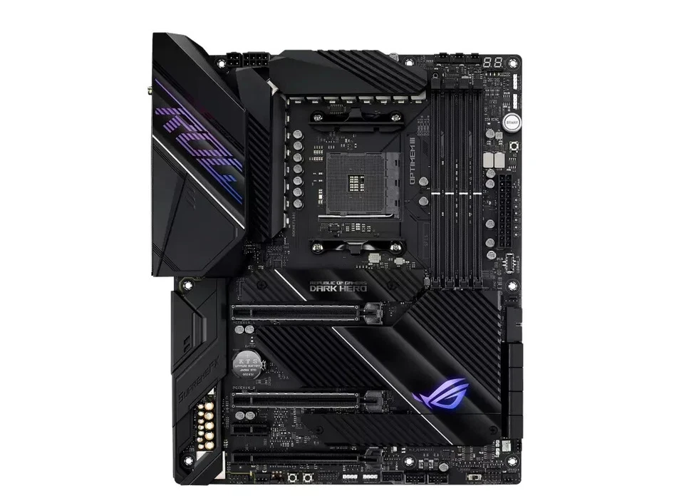 ASUS ROG Crosshair VIII Dark Hero AM4 AMD X570S SATA 6Gb/s ATX AMD Motherboard - Image 1 of 4