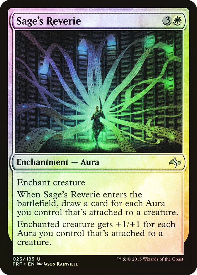 MTG FOIL Sage's Reverie  - Fate Reforged #23 - Image 1 of 1