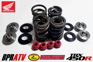 06+ Kit de sellado de resorte de válvulas de titanio blanco croquetas Honda TRX450R TRX 450ER - Imagen 1 de 24
