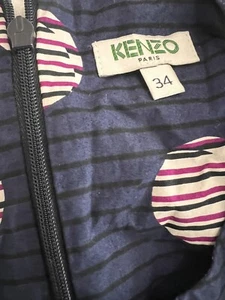 Kenzo Kids Girls Blue And Color Dot Size 34 - Picture 1 of 7