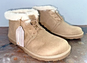 Women’s 7.5 Makalu Boots Chestnut ~ Boots with the Fur !!! - Picture 1 of 9