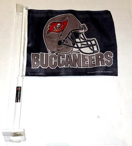 TAMPA BAY BUCCANEERS HELMET 11X14 grey CAR flag NFL Licensed US SELLER Cover