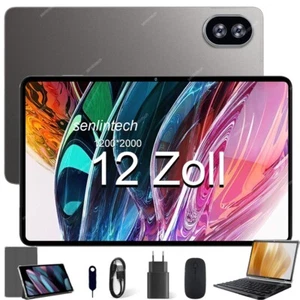 NEW WiFi Tablet 12 Zoll  Android 14 16GB+128GB/12GB+256GB ROM Netflix Tablets PC - Bild 1 von 20