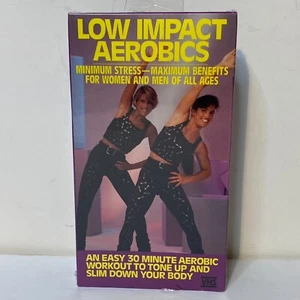 Low Impact Aerobics Workout ©1986 VHS SEALED Goodtimes Linda Weller 1980s VTG - Picture 1 of 6