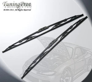 OEM Metal Frame Windshield Wiper Blades 2 pc(21" Inch Driver 21" Passenger Side) - Imagen 1 de 3