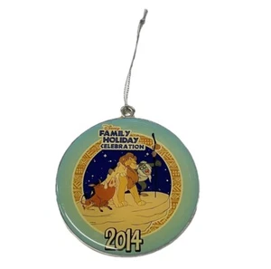 Disney Cast Member Family Holiday Celebration Lion King Ornament Simba Nala 2014 - Picture 1 of 4