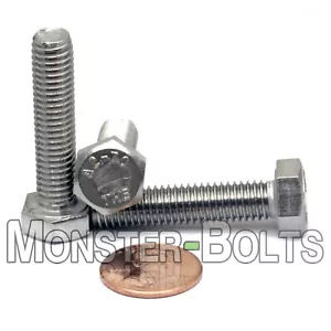 M8-1.25 x 40mm Stainless Steel Hex Cap Bolt / Screw DIN 933 Full Thread, A2 - Picture 1 of 2