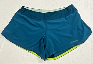 Pantalones Cortos de Correr Brooks Chaser 5” Talla XL VERDE AZULADO Azul Correr Extra Grande - Imagen 1 de 11