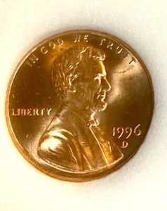 1996 d close AM rd Brilliant Uncirculated (BU) - Picture 1 of 2