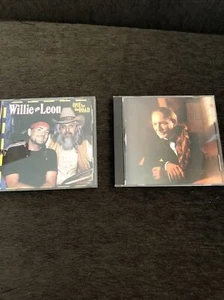 2 WILLIE NELSON CDs : WILLIE & LEON; HEALING HANDS OF TIME - ships free - Picture 1 of 5