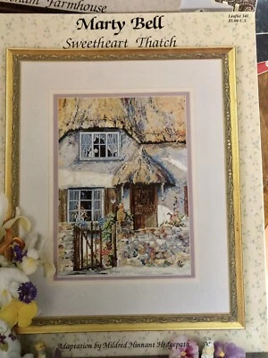 Sweetheart Thatch—counted cross stitch patterns charts - Image 1 of 2