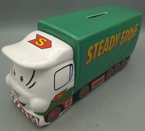 "Steady Eddie" Eddie Stobart Wade Pottery Money Box Vintage VGC with COA - Picture 1 of 8