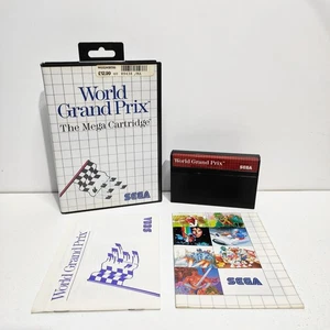 World Grand Prix - Sega Master System - Completo con póster y manual raro  - Imagen 1 de 18