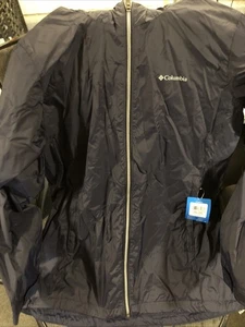 Columbia Damen XXL Switchback II Sherpa gefütterte Jacke wasserabweisend Kapuze blau - Bild 1 von 4