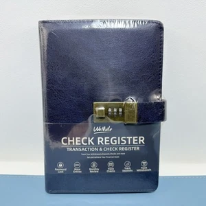 WeMate Locking Transaction & Check Register - Track Withdrawals, Deposits Checks - Picture 1 of 5