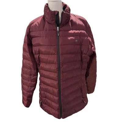 Spyder Prymo Women’s Down Duck Puffer Ski Snow Jacket Size XXL Maroon - Image 1 of 4