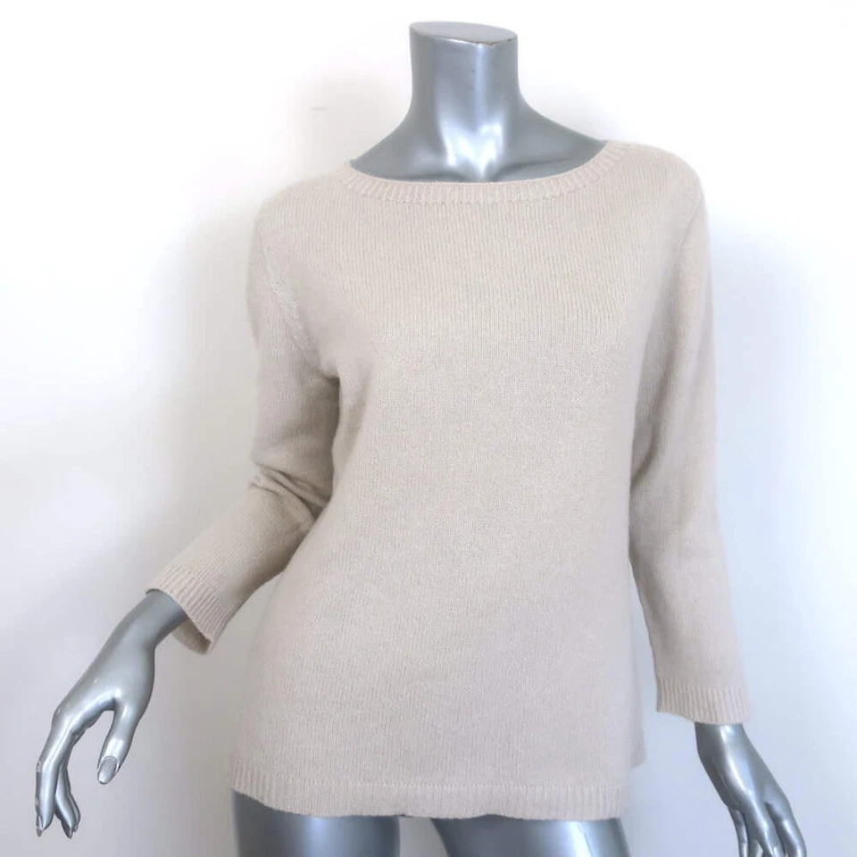 The Row Cashmere Sweater Oatmeal Size Medium - Image 1 of 4