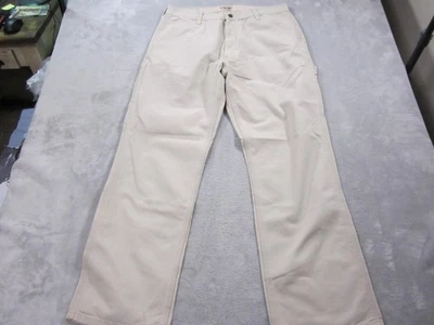 Big Mac Work Wear Pants Mens 38x34 Beige Canvas Utility Carpenter Cotton - Image 1 of 4