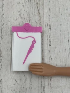 NEW Barbie Careers Teacher Nurse Doctor Doll Clipboard Accessory For Diorama - Picture 1 of 3
