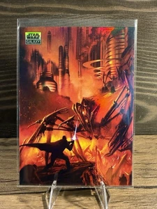 2024 Topps Chrome Star Wars Galaxy On Mustafar Mini Diamond Refractor #54 - Bild 1 von 2