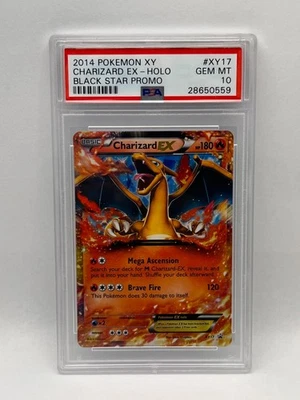 2014 POKEMON XY BLACK STAR PROMO #XY17 CHARIZARD EX PSA 10 LOW POP - Image 1 of 2