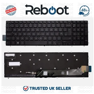 Genuine Dell G5-5587/5590 UK QWERTY Backlit Laptop Keyboard - 09J9KG - Picture 1 of 1