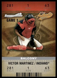2003 Fleer Authentix #109 Victor Martinez /250 Balcony Cleveland Indians NM+ - Picture 1 of 2