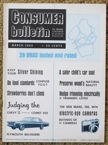 1965 CONSUMER BULLETIN Chevy II COMET 202 Plymouth Belvedere CARS AUTOMOBILES - Picture 1 of 1
