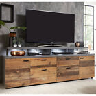 TV-Board Lowboard TV-Schrank Mood Wohnzimmer TV-Bank Old Wood Matera grau 180 cm