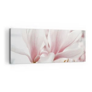 Wandbilder 120x50cm Leinwandbild Zweig Magnolie Blume Groß Bilder Art Wanddeko - Bild 1 von 10