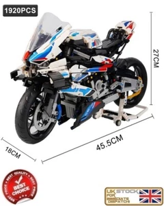PASST ZU TECHNIC MOTORRAD MOTORRAD BMW M1000RR BAUSTEINE JUNGE GESCHENK 42130 - Bild 1 von 7