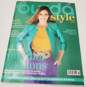 BURDA STYLE MAGAZINE SEWING PATTERNS 2/2012 ENGLISH - Picture 1 of 13