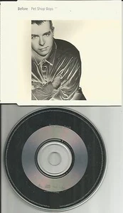 PET SHOP BOYS Before 4TRX w/ 3 UNRELEASED TRX Europe CD single USA seller 1996 - Foto 1 di 1