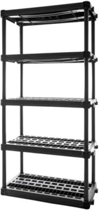 Unidad de almacenamiento de 5 estantes de alta resistencia Plano, 73" X 36" X 18", estantería de capacidad 750 lb - Imagen 1 de 7