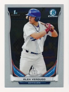 2014 Bowman Chrome Draft Alex Verdugo #CDP59 LA Dodgers 1st RC - Picture 1 of 2