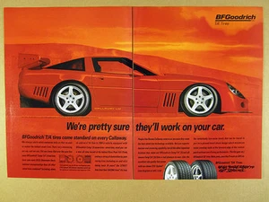 1996 Callaway LM Corvette photo BFGoodrich Comp T/A Tires vintage print Ad - Picture 1 of 1