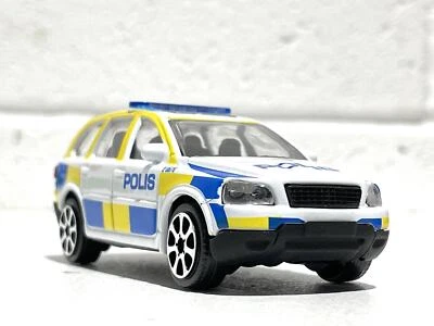 Police Car Swedish Polis Street Fire 1:43 Model Toy Childs Dads Birthday Gift - Image 1 of 4