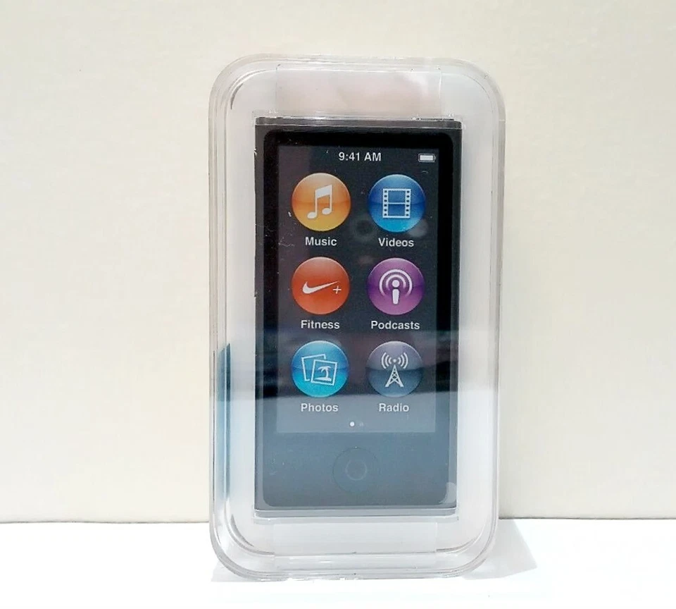 Neu Apple iPod Nano 7 Generation 7G Space Grau Spacegrey 16GB - 1 Jahre Garantie - Bild 1 von 4