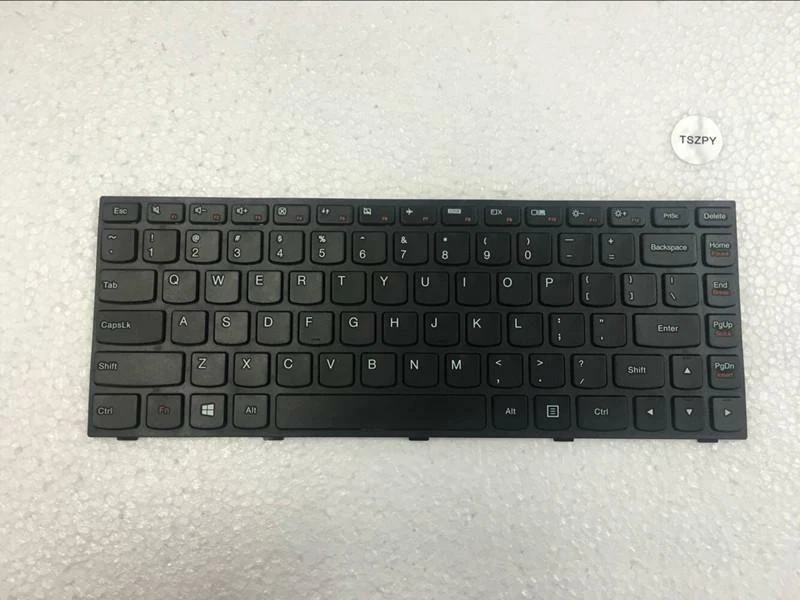 Новый для LENOVO flex 2 14 flex 2 14d клавиатуры США Teclado черная рамка - Изображение 1 из 1
