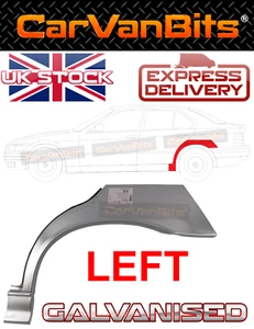 PARA BMW 3 E36 90-00 BERLINA PASO RUEDA TRASERO PANEL REPARACIÓN GUARDABARROS GALVANIZADO IZQUIERDO - Imagen 1 de 5