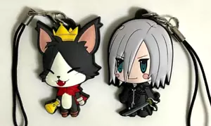 Llavero con correa de goma Final Fantasy Trading x2 Kadaj Cait Sith Square Enix JP - Imagen 1 de 1