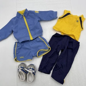 Ropa de muñeca American Girl dos en uno para correr 2010 con zapatillas - Imagen 1 de 8